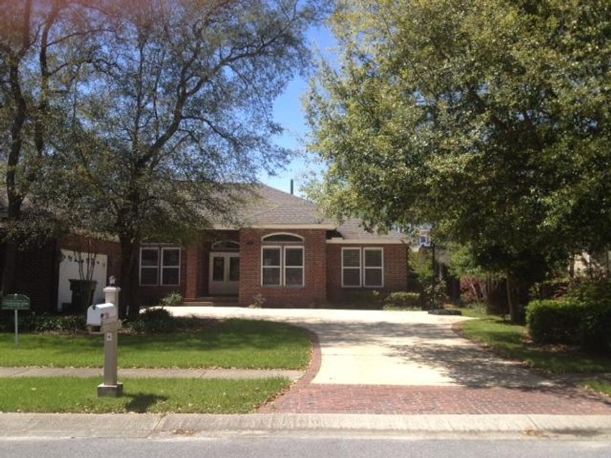 This custom built masterpiece has it all! Flowing, open split plan design features 4 bedrooms plus an office/sitting area with French doors and 3 full baths. Gourmet kitchen is the heart of this home and boasts cherry cabinets, contrasting large center island, stainless steel appliances, granite countertops, gas cook-top, double ovens, built-in pantry ,raised bar complete with 4 barstools and additional breakfast area. Additional formal dining area will easily accommodate your dining room furniture. Recessed lighting, arched hallways, 2 piece crown molding, JBL speaker system (4 rooms) all add to the ambiance and custom quality of this beauty. Spacious master bath features large walk-in shower, jetted tub and glass block window. Every woman will love the laundry room which features