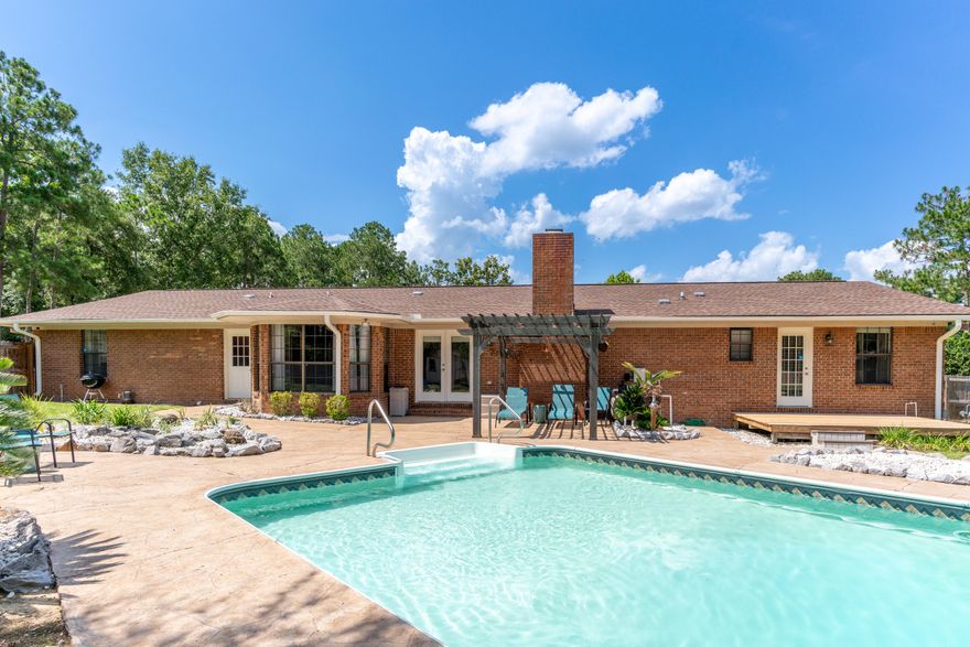 Enjoy early mornings on the covered front porch! Pride in owner shows with recent upgrades to the property to include HVAC 2016, roof 2018, bathrooms remodeled in 2021, gas water heater 2022, and a whole house gas Generac in 2022, providing peace of mind during power outages. One of the highlights of this property is the inground pool, perfect for cooling off. Breakfast nook that looks out to the back yard & pool area, kitchen offers abundant cabinet storage. Bright and airy living room and separate dining room feature large windows. The master bedroom offers his and her closets with built in drawers, boasting an en-suite bathroom that has been updated with a walk-in shower equipped with dual shower heads. Long drive way offers plenty of driveway space. Truly a must see. The backyard is the perfect oasis for outdoor entertainment with its beautiful inground pool and ample space for lounging and dinning. The covered front porch is perfect for enjoying a morning cup of coffee, or catching a relaxing evening breeze. Additionally, the property features a fire pit, allowing you to enjoy cozy evenings outdoors with friends. For those who have hobbies or toys that require storage, there is a yard building in the backyard where you can safely store your belongings. Overall, this property in Grandview Heights offers a beautiful living space with luxurious features, convenient upgrades, and outdoor amenities that make it an exceptional place to call home.