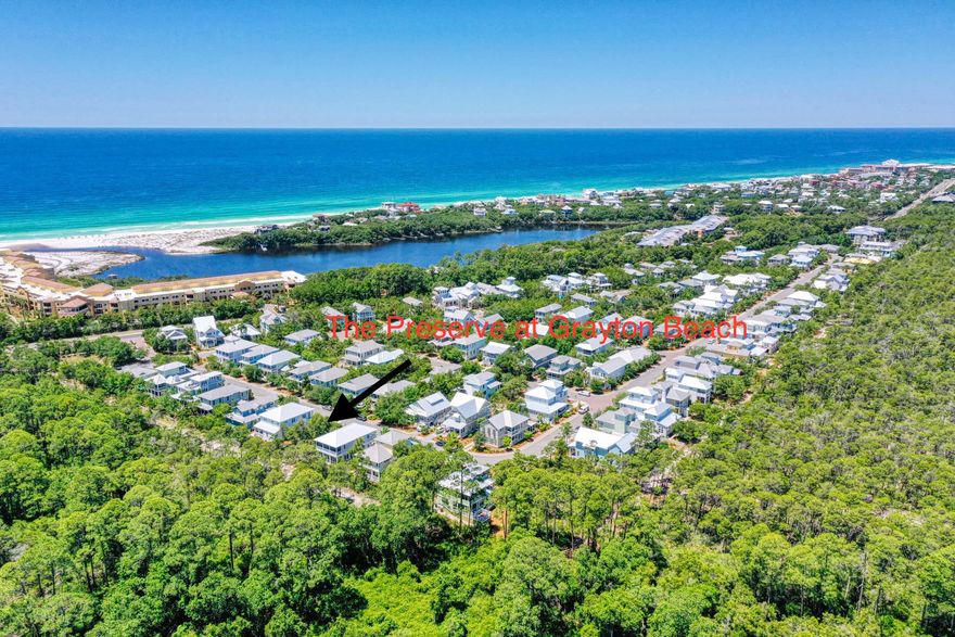 The Preserve at Grayton Beach offers a  deeded beach access, 2 swimming pools, 2 tennis courts, and gated community.  One of the last remaining lots that backs up to the  state preserve.  Underground fiberoptic has been brought into the Preserve.