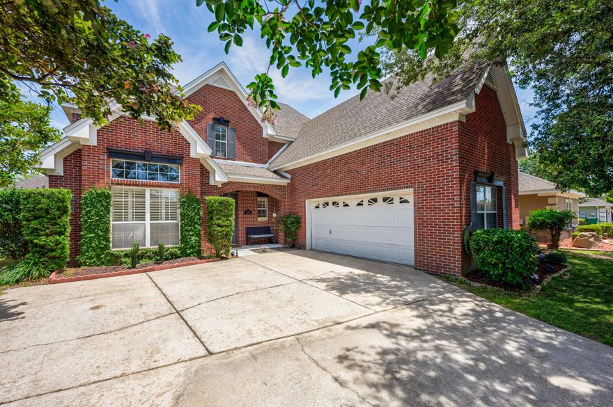 *VA Assumable to a VA Buyer!  Low rate of 3.25% /Pymt $2,351.48* Gated neighborhood with a Pool. Welcome to 491 Hanover Port a 4 bedroom 3.5 bathroom home in the charming gated neighborhood of Bridge Port Colony, featuring sidewalks and a community pool. As you approach, you'll notice the spacious 2-car garage and a covered patio, perfect for relaxing with a drink. Entering the foyer, you're greeted by real hardwood floors and cathedral knockdown ceilings. To your left is a bonus room, ideal for an office, with a gas fireplace and built-in bookshelves creating a cozy and inspiring atmosphere. Turning right, you will pass a half bathroom and a large laundry room with cabinets and a folding table. Beyond that, you'll find the master suite, adorned with cherry wood floors, a triple tray ceiling, and crown molding. The master suite features split vanities, one being a Hollywood vanity, a jetted garden tub, a separate shower, and a private water closet. The large walk-in closets provide ample storage. To the left of the entrance is the inviting dining room with a tray ceiling and elegant wainscoting, exuding sophistication. Directly across, a staircase leads to the upper level, where three additional bedrooms await. The landing offers a perfect living space for upstairs residents. Two of the bedrooms share a stylish Jack and Jill bathroom, while the third bedroom is a private suite with its own full bathroom. Continuing on the main floor, you enter the cozy living room, currently carpeted but with cherry hardwood floors in storage, ready for installation at your convenience. Built-in speakers, a gas fireplace with a mantle, and charming brickwork create a warm and inviting ambiance, perfect for relaxing or entertaining. The recently upgraded kitchen is a culinary dream, featuring a brand-new GE island gas stove, GE microwave, and GE refrigerator. The refinished cabinets add a fresh, modern touch, while the updated sink and faucet enhance both functionality and style. The stunning granite countertops and beautifully updated backsplash create a perfect blend of elegance and practicality. Step outside to the backyard and you'll find a large covered patio, perfect for outdoor dining and gatherings. The yard is easy to maintain and fully enclosed with a privacy fence, providing a serene and secure retreat. This home is a perfect blend of comfort, style, and functionality, ready to inspire your everyday living.
Also under ground utilities always a plus on the Gulf Coast. 