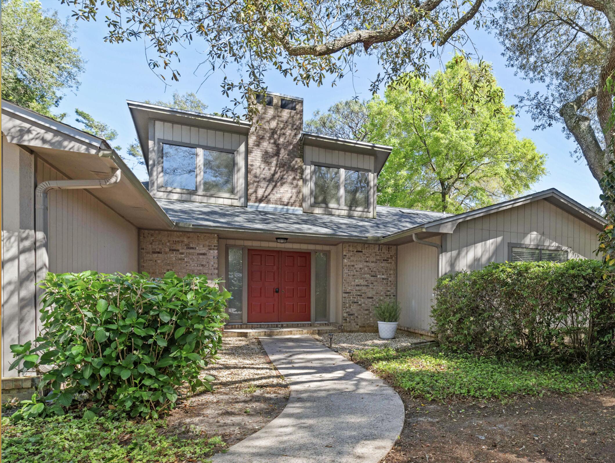 The gorgeous home sits on a huge corner lot (.50 acres).  You'll love the cathedral ceilings & natural light in the living room & kitchen area! The home features 4 bedrooms & 2 bathrooms, 2 living room spaces & a semi-open concept!  The kitchen is stunning! Stainless steel appliances, quartz countertops, farmhouse sink & bar countertop seating.Right off the living room, there is a sunroom that leads you out to your own oasis! There's a huge pool & 450 sqft workshop out back!  The current owners expanded the driveway so you would be able to park your RV or boat off to the side of your home or tucked just passed the fence for privacy.