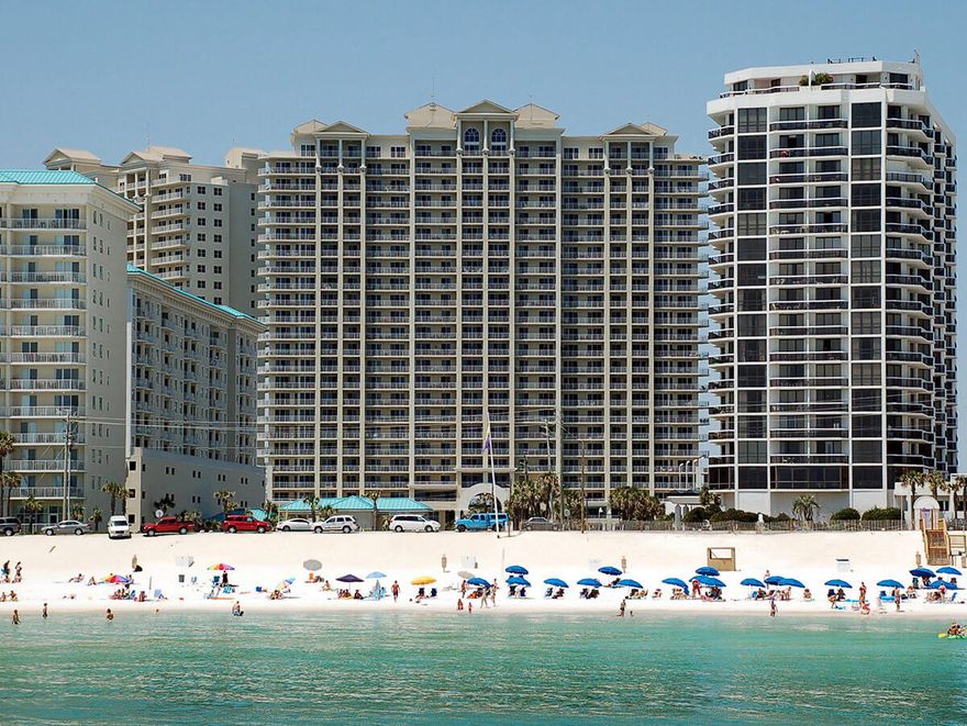 Beautiful 2 bedroom/2 bath unit with awesome views of the Gulf of Mexico. This beautifully decorated unit features engineered wood flooring, tile flooring, 9 ft ceilings, and granite counter tops. The master bedroom has a private en-suite bath with double sinks, shower, and large soaking tub. Second bedroom has views of the Bay, Golf Course and Gulf and access to a second bathroom. Ariel Dunes is located inside the gated Seascape Resort and offers three large pools, Cabana Cafe, golf, tennis, fitness room, and conference center and is steps away from the beautiful white sand beaches and emerald waters of the Gulf of Mexico.