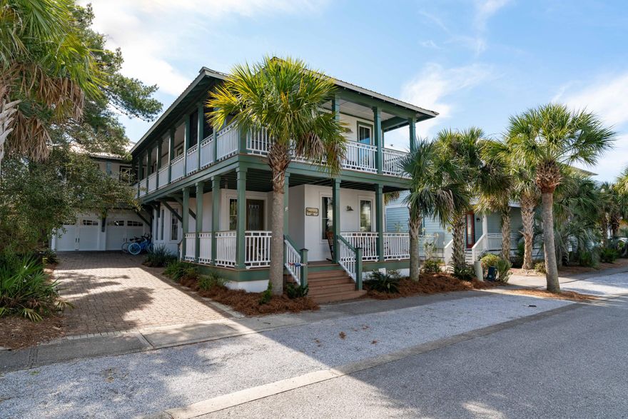 Welcome home! Offering 2 master suites, bedroom on the main floor, all en-suite baths, carriage house and a two car garage... this is your opportunity to own a special piece of Paradise. Exterior features include fresh paint, a large private courtyard, room for a private pool and grilling area and located adjacent to a new green space/park. The 1,800 sq ft of wrap around porches with Trex decking is also a well received feature as our weather is porch sitting weather year round. Two of the porches are screened.The cobblestone driveway greets you as you enter 90 W Cobia Run. This unique property has a main house and carriage house over a two car garage.