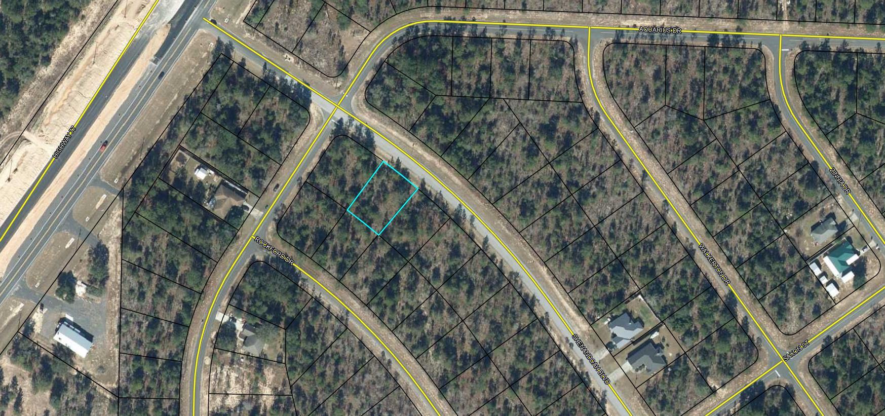 .248 Acre +/- Beautiful Lot in Sunny Hills - Beginning of Shenandoah Blvd at HWY 77. This intersection is currently under development for 4 Lane Highway and is poised to be a hot spot of commerce.