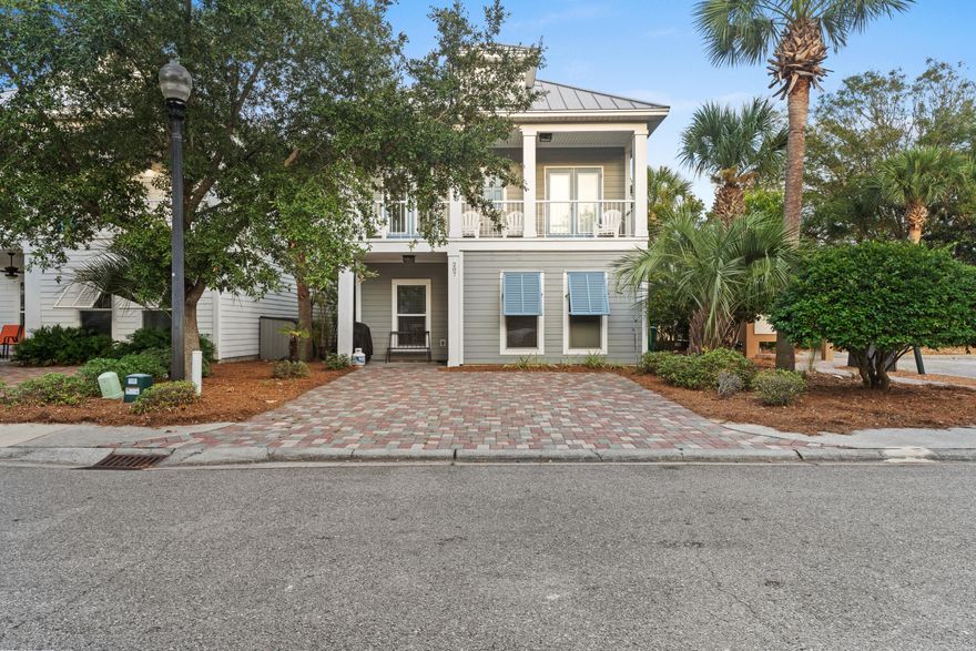 Welcome to ''Anchor of My Sol'', a stunning 4-bedroom, 3.5-bathroom beach home in the heart of Destin...closest to the beach in Villages of Crystal Beach. With over 2,000 sq. ft. of thoughtfully designed living space and a sleeping capacity for 12, this home is perfect for families, vacationers, or investors seeking a lucrative short-term rental opportunity.As you enter the first floor, you'll find an inviting, open-concept living area, ideal for entertaining. Relax in the comfortable seating area, enjoy your favorite shows on the large flat-screen TV, or gather around the dining table to share meals, play games, and make memories. The light colors, coastal decor, gorgeous flooring, and accent wall provide a sense of unpretentious luxury. The fully equipped kitchen boasts... (see more) The fully equipped kitchen boasts modern stainless steel appliances, ample granite counter space, and all the essentials needed to prepare everything from quick breakfasts to gourmet dinners. A convenient bar-height counter offers additional seating, perfect for a quick snack or a chat with the chef of the group.
On to the serene bedrooms and private retreats! The primary bedroom extends the resort feel with a king-size bed, stunning teak wood furniture, and a private balcony. Additionally, with a double vanity, walk-in shower, and separate tub, the ensuite bath allows guests plenty of space for their personal belongings.
The other three bedrooms provide a variety of sleeping configurations. Two bedrooms host queen-size beds, and one utilizes double French doors to provide balcony access. The fourth bedroom allows sleeping space for four with two sets of bunk beds - perfect for the kids, tweens, or teens of the group! A bonus room with pull out couch and wall mounted TV accommodates two more people with their own space, and each of the other two full bathrooms come equipped with a double vanity and shower/tub combo ensuring that you, your family, and your guests can rest comfortably and easily.
When you're not taking advantage of the interior, enjoy the best of outdoor living with a private patio, complete with comfortable seating and a BBQ grill for al fresco dining. Rinse off the sand and salt in your private outdoor shower after a day at the beach.
Nestled in a secure, gated neighborhood, this home offers access to a sparkling community pool, perfect for relaxing afternoons. Just minutes away, you'll find the white sand beaches and emerald waters of the Gulf, shopping at Destin Commons and Silver Sands Outlets, top-rated restaurants and fresh seafood spots, exciting water sports like jet skiing, snorkeling, and deep-sea fishing, as well as live music venues and a vibrant nightlife.
With its strong rental potential, prime location, and spacious layout, this home is a turnkey investment for those looking to enter Destin's thriving vacation rental market. Don't miss this chance to own your piece of paradise on the Emerald Coast!
