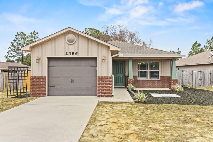 This beautifully maintained 3 bedroom, 2 bathroom home is perfectly prepped for sale and ready for its new owner. The sellers have taken exceptional care of this property, ensuring it is immaculate and move-in ready for you to start enjoying the best of Navarre living.Inside, you'll find an inviting floor plan with attractive LVP flooring, making the smaller square footage feel spacious and comfortable--it's designed to maximize every inch! This is the ideal home for anyone who desires minimal maintenance and maximum enjoyment, all without the hassle of an HOA.The location is truly unbeatable! You are just two miles from the famous white sandy beaches of the Navarre, offering the ultimate blend of everyday convenience and coastal charm. Enjoy easy access to Navarre shopping centers. Conveniently located to both Eglin AFB and Hurlburt Field AFB.

With a comfortable layout and an attached 1-car garage, this home offers incredible accessibility and is an absolute must-see!