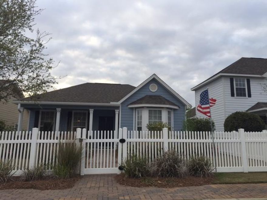 The best priced home per square foot in HBay w/upgrades no other home offers!!Seller will assist w/closing costs and provide a 1 yr home warranty. All the extras are included and it is ready for occupancy! 9 ' ceilings, GE Appliances, Fabric shield Hurricane Protection, Crown molding, Kitchen island w/granite counter, Large pantry, Pull down attic storage, Upgraded lighting, Window treatments, Fans in all Bdr's, Mbath has separate garden tub, shower and dbl vanity sinks. The exterior offers: newly painted hardiplank siding, vinyl soffits, gutters, bay window, storage room, brick paver patio w/insulated aluminum roof and vinyl picket style fencing. Professionally landscaped w/a sprinkler system. You can walk to the pools, fitness center and all the wonderful amenities of Hammock Bay. HOA fee is $152.90/month and it includes use of all the amenities and basic tv cable.  Additional HOA Landscape maintenance fee of $140/month. .5% fee due at closing.