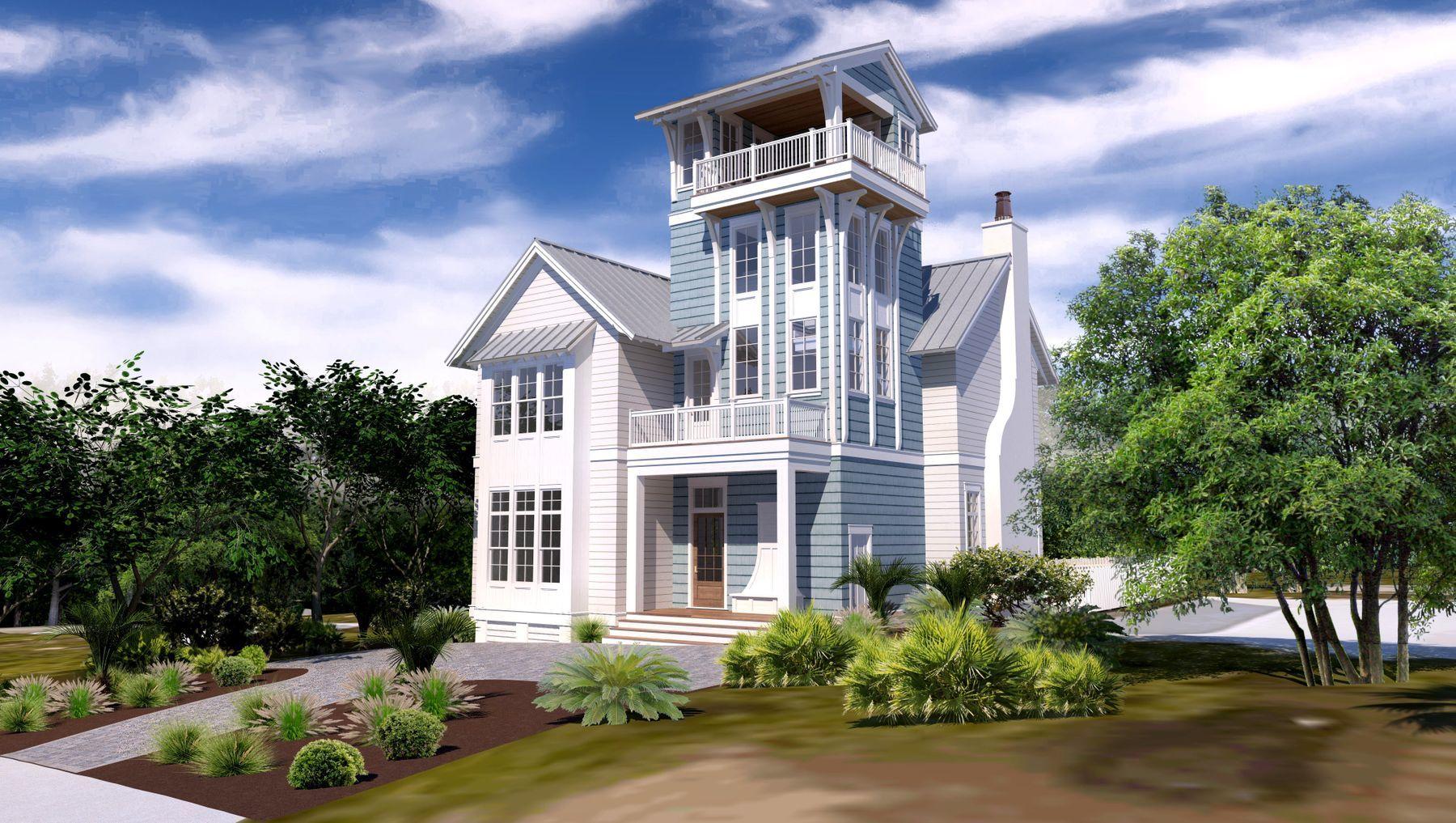 This is an elegant, new construction home in Seagrove Beach that is less than two blocks from beach access and offers gulf views from a fourth-floor balcony. Fully furnished, this home will be move-in ready and features several high-end finishes, including wire-brushed oak hardwood flooring, an elevator, a gas fireplace, dual dishwashers, a coffee station, an outdoor kitchen, and cumaru decking. Enjoy 3,607 sq. ft of living space, with an open floor plan downstairs, a second-floor sitting area, and a third-floor wet bar with a wine cooler, ice machine, and an additional refrigerator for beverages. This home offers five bedrooms, with a master bedroom on the first floor, an additional master suite on the second floor with a private balcony, and a custom-built bunk room.