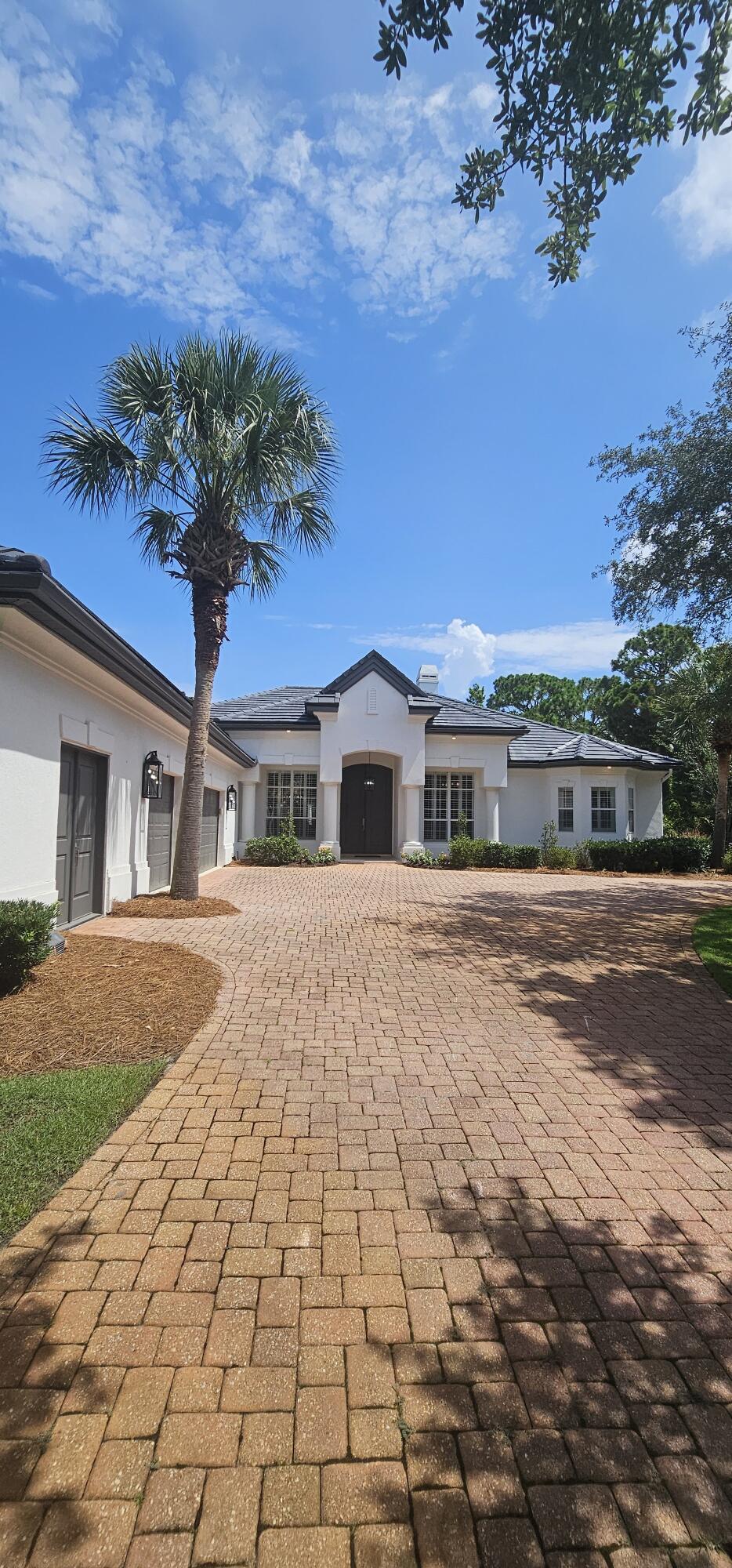 Tucked away in the exclusive gated community of Burnt Pine in Sandestin, this stunning single-story home sits on an expansive corner lot of over half an acre in a quiet cul-de-sac. Spanning 3.963 square feet, this beautifully renovated residence offers five bedrooms, six full baths, and an inviting open-concept design. Renovated with a sophisticated coastal aesthetic, the home features a crisp white and gray palette, soaring 12-foot ceilings, rich walnut flooring, and abundant natural light. Designed for effortless indoor-outdoor living, the heart of the home boasts a spacious kitchen, two dining areas, and two living spaces--each seamlessly flowing through three walls of sliding glass doors to a screened-in outdoor retreat. This serene space includes a heated pool, spa, and multiple lounging and dining areas, perfect for entertaining. A private guest suite, complete with a full kitchen and bath, adds to the home's exceptional versatility. With a three-car garage and premium finishes throughout, this Burnt Pine gem is a rare find for those seeking luxury and comfort in Sandestin. Indulge in the lifestyle you deserve in this magnificent Burnt Pine estate. Whether you are lounging by the pool, hosting lavish gatherings, or enjoying quiet moments on the balcony, this home provides the perfect setting for a life well-lived.
As an introduction to the Sandestin lifestyle, we invite our new owners to explore amenities that make Sandestin special. The listing brokerage and seller(s) are presenting the buyer(s) of this property with (2) 90-minute rounds of Tennis court time, a golf foursome at one of our three championship courses, and a round of golf for up to four (4) players at the unrivaled Burnt Pine Golf Club.
Sandestin Golf and Beach Resort features more than seven miles of beaches and pristine bay front, four championship golf courses, 15 world-class tennis courts, a 226-slip marina, a fitness center, spa and celebrity chef dining. Shop, dine and play at the charming pedestrian village, The Village of Baytowne Wharf and more. Inside the gates of the resort, residents enjoy a balanced lifestyle of high-class living, spanning the 2,400 acres from the beach to the bay. Everything within the gates of the resort is accessible by golf cart or bicycle. The entire resort is interconnected by miles of pedestrian, bike and golf cart paths that weave through groves of live oaks, meandering past natural lagoons, fountains, man-made lakes, and meticulously landscaped fairways.