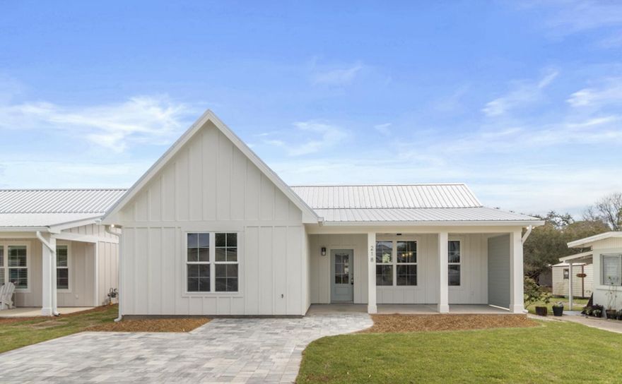 Introducing a brand new coastal build home on 16th Street in Panama City Beach. Just a short walk to the sugar white sand and emerald waters. This 3 bedroom, 2.5 bath home is designed with elevated finishes throughout, including custom cabinetry, quartz kitchen countertops, and 9 foot ceilings that create a bright, open feel. Outside, enjoy your own private 10x20 pool, a paver driveway, and a paver pool deck for low-maintenance coastal living. With quality craftsmanship and an unbeatable location, this home is perfect as a primary residence, vacation retreat, or investment property. Information contained within this listing such as lot dimensions, is deemed to be accurate but is not guaranteed. Buyer to verify.
