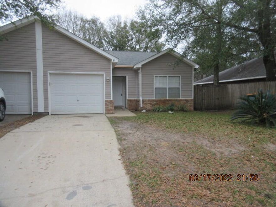 AS IS but ready to move into!!!!Single story  3 bedroom, 2 full bath townhome with a 1 car garage!...AND huge fenced yard and covered patio.Owner replaced the HWH in Feb 2020, HVAC  replaced March 2016, Dishwasher in Aug. 2019, new lawn pump March 2022 AND new roof in March 2022.