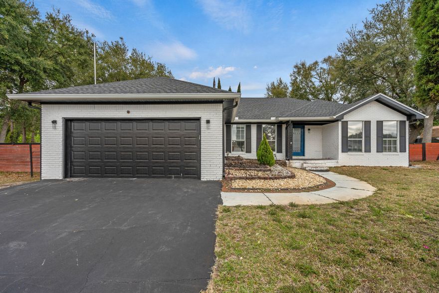 This brick home features 3 bedrooms and 2 full bathrooms, sits on .46 acres and conveniently located near shopping, beaches and Hurlburt Base.  As you walk in, you'll fall in love with the open concept and split floor plan.  Upon entering, there's a formal dining area that can also be used as an Office, playroom or sitting area. There's a HUGE kitchen island that an entertainer will truly enjoy, stainless steel appliances and a breakfast nook off to the side!The master bedroom is off to the left and the 2 additional rooms on the right. The living room features a fireplace and exit out to the back from the breakfast nook.You have ample space out back for a pool if you're dreaming of a backyard oasis.ITEMS THAT CONVEY WITH SALE: washer/dryer, ride on lawn mower & deep freezer