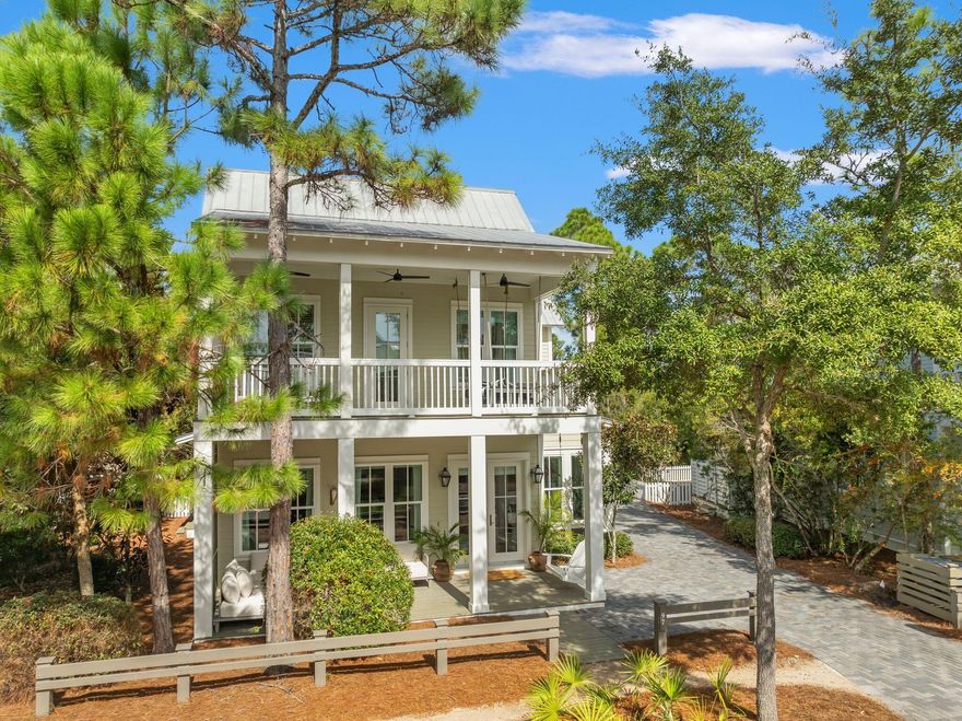 This stunning WaterColor residence, built by Romair Construction, offers 4 bedrooms, a bunkroom, and 3,060 sq ft of beautifully crafted living space. Thoughtfully designed for comfort and style, the home features hardwood floors, V-groove trim, Carrera marble surfaces, designer furnishings, and a full suite of premium wellness upgrades, including whole-home air and water purification, dehumidifiers, and a private sauna. Ideally located near WaterColor's world-class amenities and the best of the 30A lifestyle.Inside, an open and airy floorplan creates a seamless flow between the main living areas. Abundant natural light, cottage-inspired trim work, and refined finishes contribute to the home's timeless coastal character. The generous living and media rooms offer multiple gathering spaces making the home equally suited for everyday living and hosting guests.
The chef's kitchen is both functional and beautifully designed, featuring an oversized island, high-end appliances, modern lighting, and exceptional storage. Premium cabinetry with glide drawers, curated fixtures, and carefully selected furnishings from RH Home, Amber Interiors, Crate & Barrel, Four Hands, and CB2 enhance the feel of elevated quality throughout.
Accommodations include spacious bedrooms designed for privacy and comfort, along with a well-appointed bunkroom that provides added flexibility for families or visitors. Each space has been thoughtfully arranged to maximize convenience, storage, and livability.
A notable highlight of the home is its extensive wellness package. Whole-home air filtration, UV purification, water filtration, built-in dehumidifiers, and a private sauna create a clean, refreshing indoor environment year-round an uncommon upgrade in the community.
Positioned in the heart of WaterColor, the property offers effortless access to the community's renowned amenities, including multiple resort-style pools, the gulf-front Beach Club, tennis courts, nature trails, a fitness center, Camp WaterColor, kayaking, canoeing, and scenic parks. The master-planned layout encourages walkability and embraces the coastal charm and family-friendly atmosphere that define WaterColor.
Blending high-end construction, elevated interiors, and exceptional wellness features, this home delivers a rare opportunity to enjoy the full WaterColor experience along the coveted 30A stretch.
