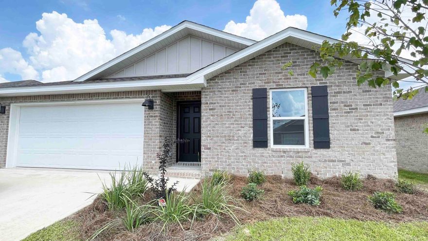 NEW CONSTRUCTION IN PATRIOT RIDGE! Offers community pool, cabana, underground utilities & sidewalks. The popular Freeport is a stylish 4 bed, 2 bath home with a nice, covered patio & highly desirable open floorplan. GREAT for easy living & entertaining. The beautiful & well-designed kitchen features: Awesome Quartz countertops, large island bar, pantry, all stainless appliances, smooth top range, built in microwave. Spacious Bedroom 1 & the adjoining bath have a large shower & walk-in closet. The latest in gorgeous wood-look flooring throughout & PLUSH carpet in the bedrooms. The Smart Home 'Connect' package provides several Smart Hm. devices for your convenience. VERY convenient South Crestview location.  Easy access to Ft. Walton/Destin area beaches & just minutes to golfing.