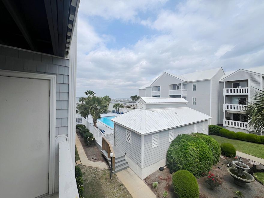 Welcome to your serene retreat on the Emerald Coast.  Nestled on the shores of Choctawhatchee Bay, this retreat showcases breathtaking water views from your balcony.  Community Highlights Include: A private sandy beach along the bay, A 300-ft fishing and boating pier, & bayfront pool.Enjoy a lifestyle of ease with comprehensive HOA coverage, including water, trash, flood insurance, and quarterly pest control. The condo comes with a designated parking space right in front of the unit, ensuring maximum convenience.Buyers must sign up and place bids though www.xome.com. All auction properties are subject to a 5% buyer s premium pursuant to the Event Agreement and Auction Terms & Conditions  minimums will apply . Buyers and buyers  agent to verify any and all info.