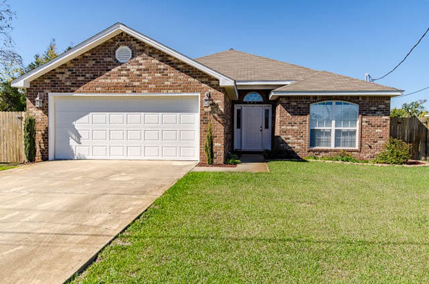 Under Contract, accepting back up offers. UNBELIEVABLE PRICE FOR THIS WELL KEPT HOME BUILT IN 2007, 3 BEDROOM 2 BATH 2 CAR GARAGE MINUTES FROM HURLBURT AFB AND BEACHES!! Features include Desirable 10ft knockdown textured ceilings, open living room with beautiful engineered wood floors! Sunlit dining room couldn't be cozier. Lovely Breakfast Bar & Custom Pantry!! Split floor plan with spacious master suite, walk in closet with outstanding custom closet organizer. Master Bath includes romantic garden tub, separate shower and double vanity! Other features include faux wood blinds throughout, built in cabinets in bedroom closets, modern paint colors, beautiful landscaping, privacy fenced in corner lot & adorable relaxing patio. No HOA, You can park your RV or Boat on this amazing corner lot. Spacious 2 car garage & extra long drivewa