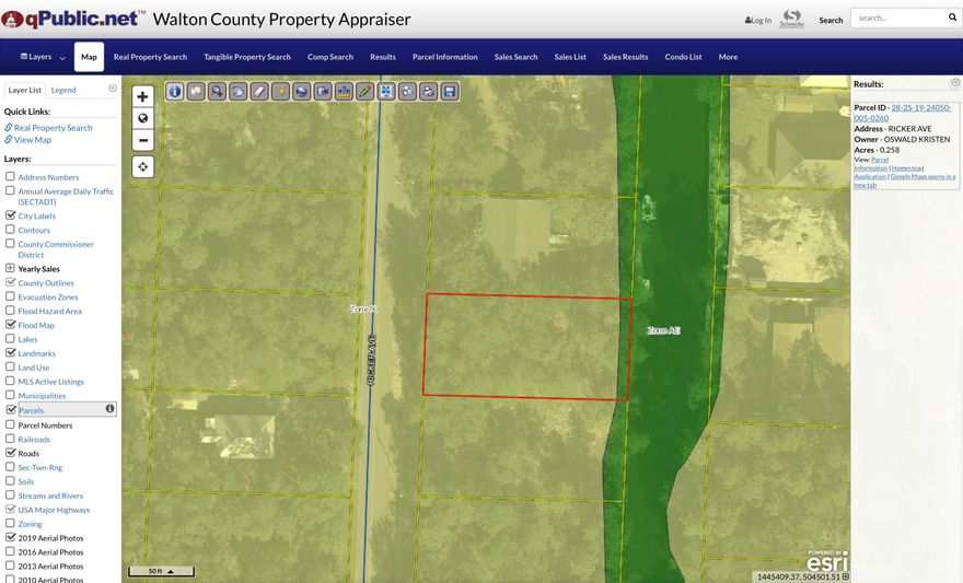 FLOOD ZONE X - ELEVATED CANAL FRONT - Amazing canal front lot with direct access to the Choctawhatchee Bay - with beautiful trees and a great location in Historic Point Washington.  Motivated Sellers - Send offers!