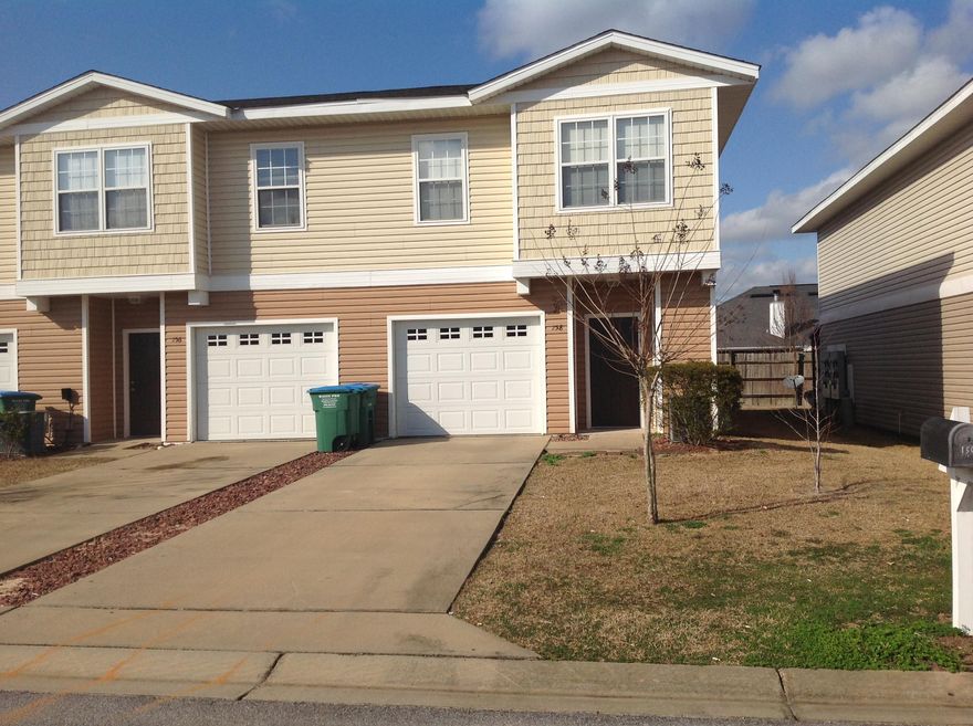 Rock Bottom Price on this Fabulous townhome! Prime end unit, this 3 bedroom, 2/5 bath, Townhome with 1 car garage is conveniently locate near I-10, hospital, shopping & schools. Complete with ceramic tile in all wet areas, dishwasher, smooth top range, microwave, refrigerator, washer & dryer included. HVAC features digital thermostats on each floor so you may select your comfort levels. Roof with 30 year singles. Slider off living room to nice covered patio for your morning coffee. This is a open floor plan. Great for family living. Lawns maintained by the HOA. Low quarterly dues.