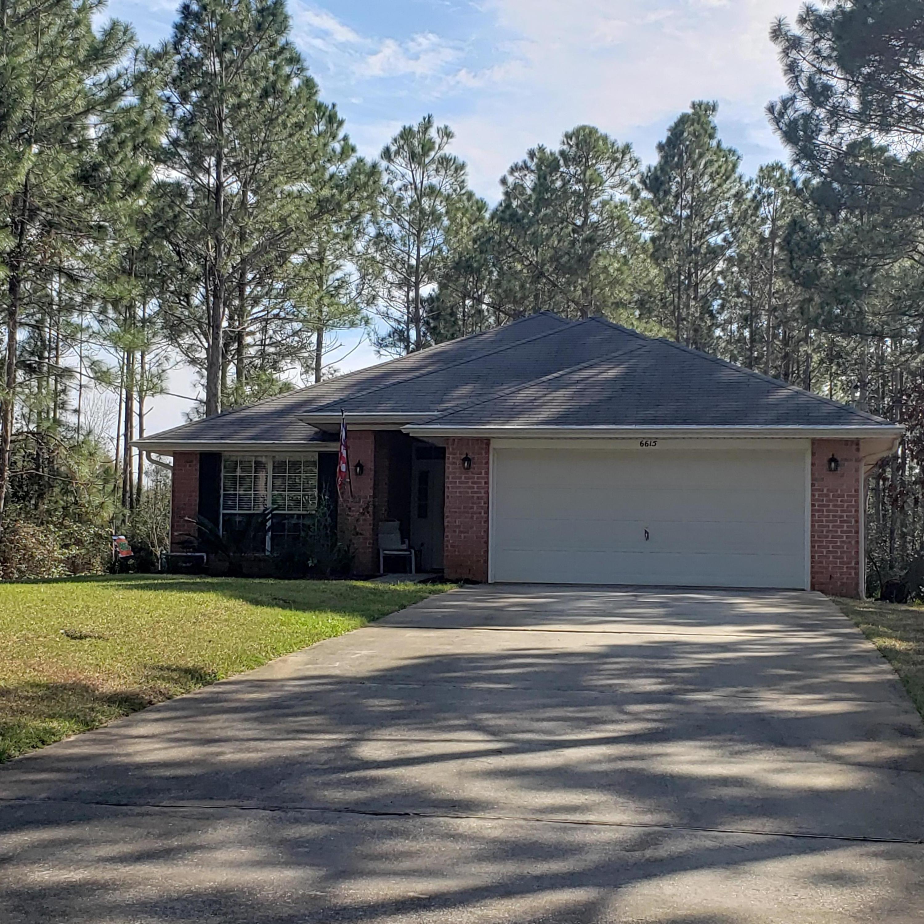 Beautiful Split /Open Floor Plan-4 BDR/2BTH- BRICK Home in the heart of Navarre- HBTS(where you'll enjoy a variety of amenities provided) This lovely, well-maintained home boasts an abundance of unique features including: Master Suite w/separate garden tub & shower & Walk-in Closet, 3 Full Bedrooms on other side of home (1 in which makes a great office space with Large Windows), Guest BTH has newly installed Granite Countertop Vanity & Laminate Flooring-Spacious Kitchen w/breakfast nook area &Pantry-All new 2015 SS appliances-kitchen open to Lv/Great Room/spacious formal Dining Room w/ Cathedral Vaulted Ceilings into Great Room-w/sitting area at back door-Plank/Vinyl (pet paw proof) Floors installed Oct 2017 thru home-Oversized Ceramic Tile in Kitchen, Master Bath & Foyer