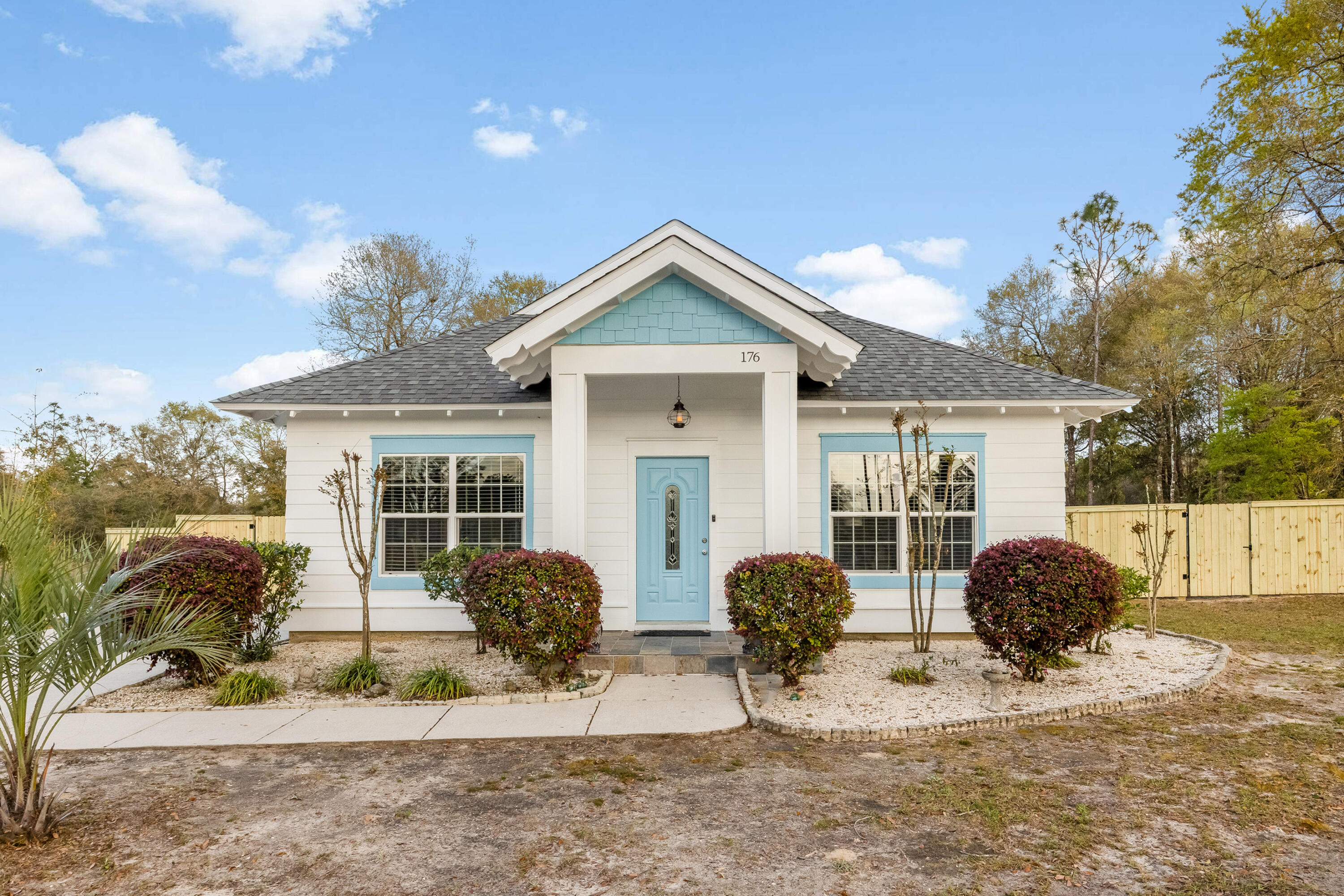 Charming Home with Outdoor Oasis in DeFuniak Springs!Welcome to your dream home! This stunning 3-bedroom, 2.5-bathroom residence boasts more than 1,700 square feet of living space and sits on just under 1/2 acre. As you enter, you'll be greeted by an open floor plan, creating a welcoming atmosphere. The spacious living area flows seamlessly into the kitchen and dining area, making it ideal for gatherings. The master suite is a true retreat, complete with a large open master bath featuring a luxurious jacuzzi tub, a walk-in shower, and separate vanities for added convenience. Two additional bedrooms share a Jack and Jill bathroom, with an additional hallway half bath for guests. Step outside into your expansive, fully fenced yard, where you'll find a pergola and fire pit, perfect for evening relaxation or entertaining. The adorable screened back porch adds even more charm.
Additional features of this home include a new roof, new AC, and hardy board siding for durability. The property also boasts a 30-foot RV or boat pad with a 10-foot access gate, along with an 8x10 storage shed for all your storage needs. With tray ceilings creating an inviting ambiance, this home truly has it all! The exterior also features fresh paint, enhancing its curb appeal.
Conveniently located just 5 minutes from downtown DeFuniak's Main Street, this property provides quick access to local shops and dining. You're also a short 45-minute drive to the beautiful beaches of South Walton and only 25 miles from Crestview.
Don't miss the opportunity to own this beautiful property that combines comfort, style, and outdoor living in a fantastic location. Schedule your showing today!