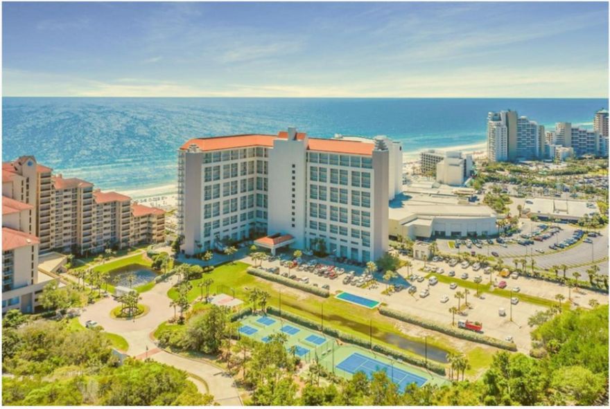 Direct oceanfront view from living, kitchen & master! Huge balcony on the ocean. King in master, queen & twin in 2nd bed. 2 full baths. High end designer furnishings. Full size washer & dryer. This is an exceptional rare find!