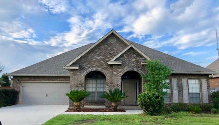 Low Maintainance. One level living with an open floor plan. A large central living area with a covered back patio makes for an easy space for entertaining. Kitchen features granite countertops & stainless appliances. 5 bedrooms in a split plan that features the master bedroom off to itself with a large walk-in closet, garden tub, separate shower & dual granite vanities. Dining room, foyer & flex space are located in the front. Additional bedrooms front & back. Fenced back yard. Large play set, Bar Stools, & Refrigerator in garage conveys with the property. Termite bond. Extra insulation blown in attic by professional & new dishwasher installed 2018. Buyer to verify all data of importance including zoning, schools, sq footage, dimensions, Property taxes HOA fees & rules & regulations.