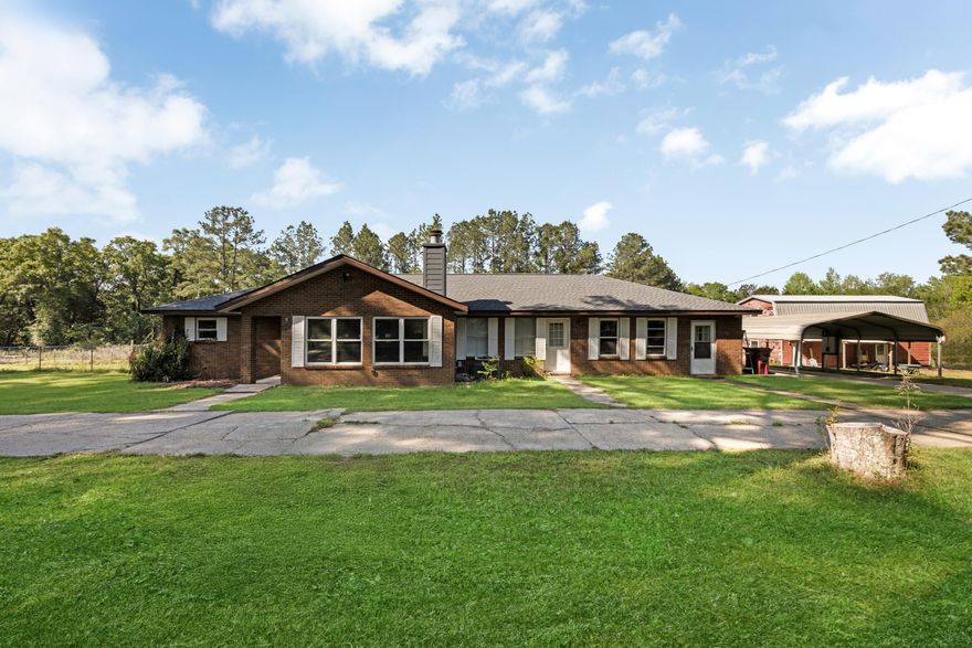 Welcome home to 7440 Steel Mill Creek. 3 possible 4 bedrooms home, 3 bathrooms, 7 plus acres, with 3 acres of pastureland already fenced for your animals * Newer Roof * Newer Windows * Newer Septic* Newer Dishwasher and Newer Refrigerator* Huge Walk in Pantry* Gorgeous Pool with Hot Tub * Gas Connections* Fireplace * Gorgeous Mature Trees* Separate Barn with LOTS of storage* Possible Additional Living Space above barn with kitchen and bathroom. Seller has started the renovation of the interior, options for a huge  master suite.