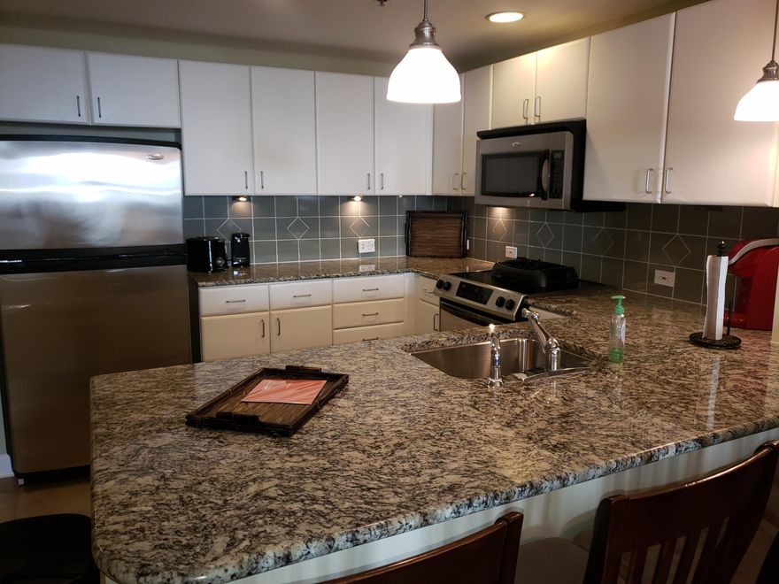 A lovely East end Gulf front condo located on the third floor with sweeping views of the Emerald water and sugary white sand. Enjoy a morning cup of coffee or evening beverage from your private balcony. The walk out Gulf front master bedroom adorns a full ensuite bath with soaking tub, separate shower and double vanities. A smart thermostat was recently installed with three door sensors so you can control the a/c from anywhere. Resort amenities include a fitness center, two swimming pools, one on the rooftop of fifth floor in the North tower and the other on the beach complete with a tiki bar. Gross rental projections from Turn Key Vacation Rentals is $45,000.