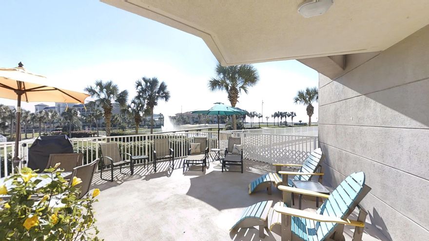 Amalfi Coast Resort is a beautifully maintained, low-density gated resort community located on the east end of Scenic Gulf Dr., directly across from the Gulf of Mexico. Unit A109 is located on the 1st level and has a large balcony partially covered. The sellers have refreshed with new furniture and paint, as well as updated decor. Calming fresh color invites you to relax in your home on the beach. The large patio has a beautiful view of the gulf and plenty of room for multiple seating areas as well as a gas grill, which is allowed only on units with large patios. Beautiful tile flooring throughout which helps minimize the effect of sand and water on the property. Large sunny pool and recreation area to enjoy with your guest or for your renters. Parking space and storage cage included