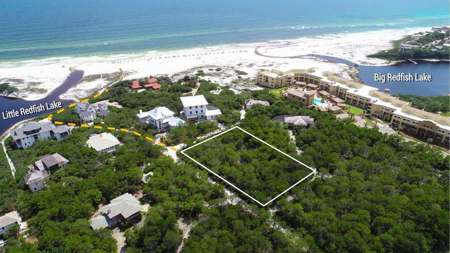 Hidden away with private gated entrance, come experience the joy of unspoiled nature and the feeling of having something special all to yourself. Bannerman Beach is the most exclusive neighborhood along 30A. Private beach access exclusively for owners and guests connects you to the beach or Redfish Lake. Lot 4 is a spacious .52 acre homesite with plenty of room to build your dream home at the beach. Just 15 homesites for the entire neighborhood featuring a variety of classic and elegant, exquisite architecture. This homesite offer's Gulf and Lake views, with deeded beach access. Close to Watercolor, Seaside & Grayton Beach.