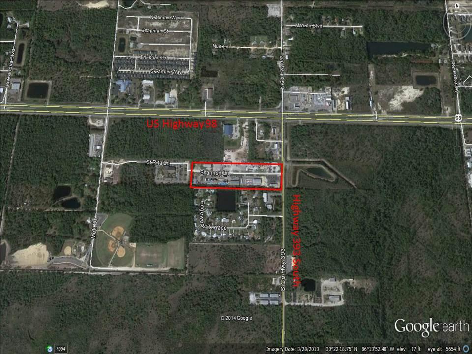 SOUTH OF 98! Fenced Lot is over 1/2 acre. Building is brand new and has not had the first tenant. Building is 40'x90' and includes (2) 14'x14' roll up doors with 16' Eaves. Will build interior office space to your specs. Half acre of outdoor storage area/yard. Business park includes National tenants including John Deere, Valleycrest Landscaping, Brickman Landscaping and Ferguson Waterworks to name a few.