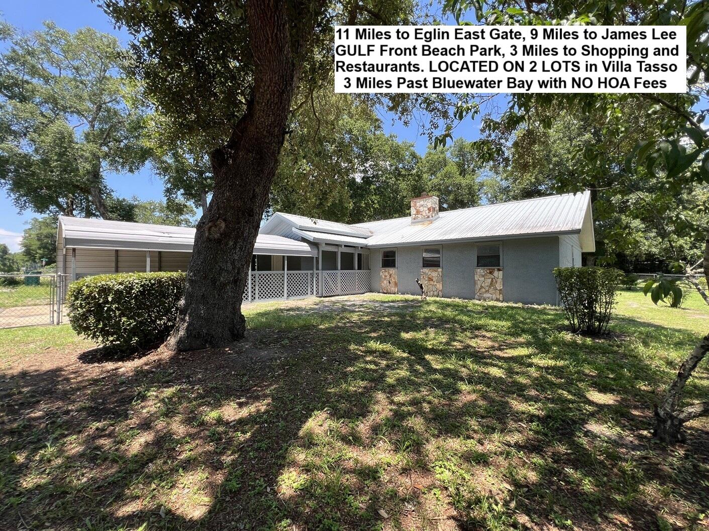 LOCATED ON 2 LOTS in Villa Tasso.