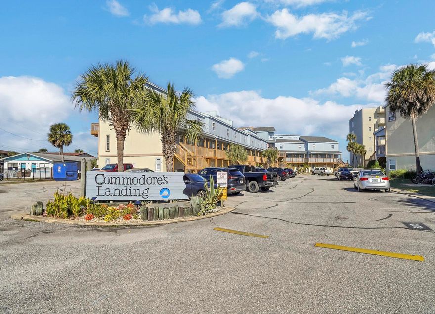 Welcome to Unit 118 at Commodore's Landing on Okaloosa Island - a coastal haven with timeless 'Old Florida' charm. This 2 bed + 2 bath ground-floor gem offers high ceilings, expansive front & back porches, assigned parking, & substantial storage! Just a short walk to the beach!!! VA Approved Complex.With short & long-term rentals allowed, potential revenue up to $50k annually, making it ideal for families & investors alike. Step into this spacious retreat where the master bedroom boasts a walk-in closet & a private porch, offering views of the stunning Santa Rosa Sound.The second bedroom & kitchen are bathed in natural light, & the living room is large enough for endless entertainment or a peaceful escape.Remodeled in 2015, this well-maintained unit showcases modern update, includin