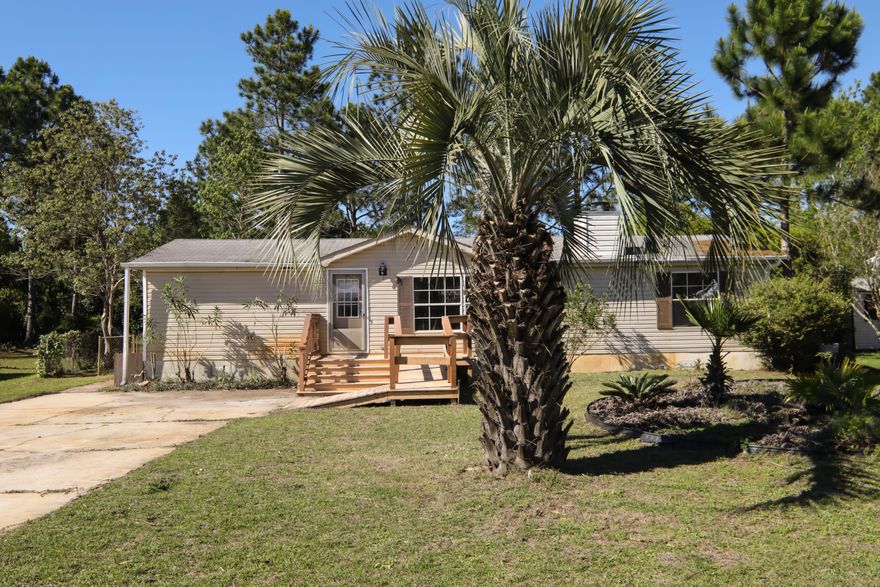 *Need Tlc*Back on market, act fast! Sold AS-IS. Lakefront mobile home nestled in a quiet subdivision! This home features a split bedroom floor plan, two bedrooms two full bathrooms, and beautiful lake views! With some TLC, this home will be great. Stainless steel appliance package is on order. The subdivision is located south of Highway 98 and is near the Ed Walline beach access, golf courses and shopping. Do not hesitate, call today to see this home! Any sheds, outbuildings, and lawn pumps are being sold in ''as is'' condition and no value will be added. Buyer to verify room measurements.