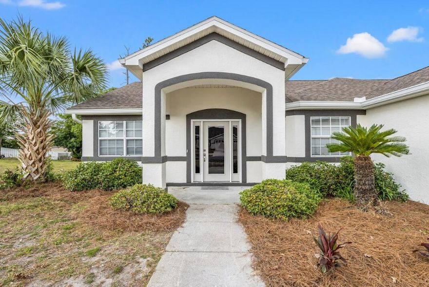 Move in Ready 3 Bedroom 2 Full Bath Home in The Hammocks. Location Location Location .Roof Replaced in 2019.This home comes with a fully remodeled kitchen with new quartz countertops, stainless steel appliances, and new cabinets. It also has updated flooring, light fixtures, as well as a completely remodeled master bathroom. This Home is a Splint Floor Plan with The Master Off the Dining Room and the Guest Bedrooms on the Other Side of The Kitchen. Has Living Room and Dining Room. Big 2 Car Garage. The Hammocks has Community Pool and Close to Schools with being a five minute walk to Mosley high school. There are plenty of restaurants and shopping just a short drive away.