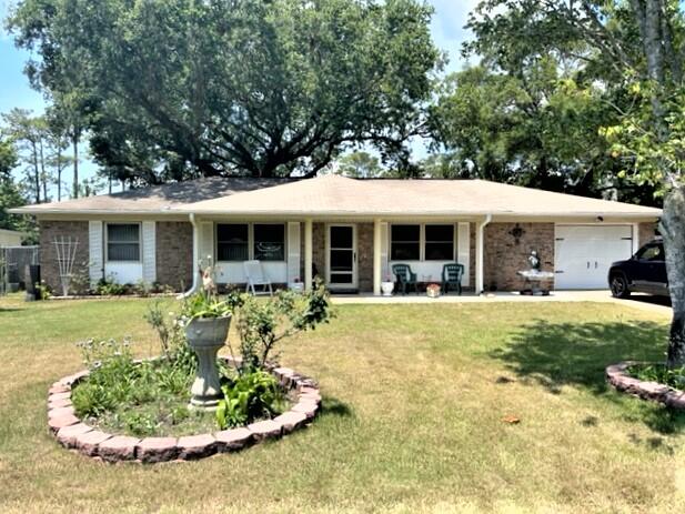Great and well maintained home being sold As-Is. Located in a quiet cul-de-sac in Palm Estates and move in ready. This 3 bedroom, 2 bath ranch has carpeted floors, formal living and formal dining areas. Complemented with new windows throughout, updated electrical panel, large screened in porch, 8x12 storage shed and greenhouse. Property is in a Flood Zone X and there is No HOA.