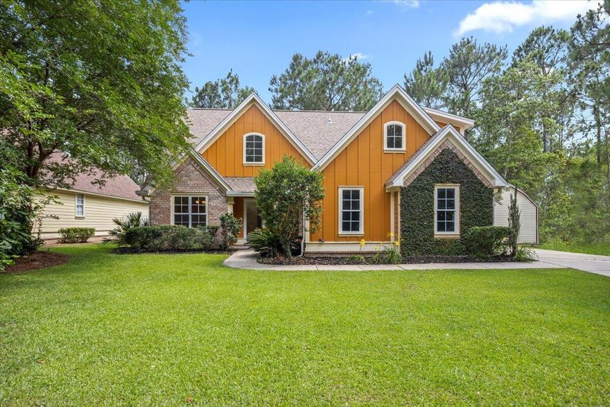 A Storybook Home in the Heart of FreeportStraight out of the pages of perfection, this darling two-story home is tucked away in the heart of Freeport, surrounded by mature trees, flowering vines, and timeless curb appeal. From the moment you arrive, it feels like home with a welcoming front porch, freshly painted exterior, and interior.  Fully fenced backyard made for morning coffee or evening unwinding.Step inside to discover a cozy, lovingly updated interior featuring brand new flooring throughout, custom built-ins, and a fireplace that anchors the living space with charm. The kitchen offers updated cabinetry and countertops that blend style and function, while the spacious dining area is perfect for gathering with loved ones.