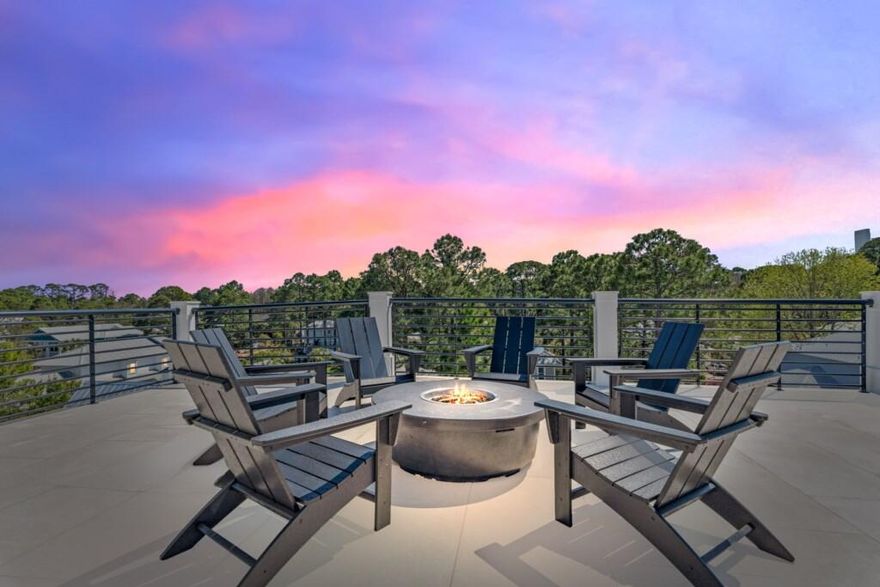 Welcome to Luna Del Mar, a stunning newly constructed 8-bedroom, 9-bathroom beach estate (completed in 2025) nestled in the heart of Seagrove Beach--just 1,300 feet from one of the most peaceful stretches of shoreline along scenic 30A. With more public beach access points than any other neighborhood, Luna Del Mar offers over 100 yards of pristine Gulf frontage, perfect for soaking in the Emerald Coast's soft sands and clear waters.Designed to host up to 28 guests in total comfort, this luxurious retreat features six king suites and two spacious bunk rooms, each with private en-suite bathrooms. Whether you're entertaining or unwinding, the home's thoughtfully curated amenities elevate every moment--a rooftop terrace with a fire pit and elevator access. A resort-style pool, relaxing hammocks, and a fully equipped summer kitchen perfect for al fresco dining.

Inside, enjoy modern touches like a custom glass ping-pong table and a SONOS surround sound system to set the mood for poolside lounging or lively evening gatherings. At night, landscape lighting adds to the home's tranquil ambiance.

Fully furnished and rental-ready, Luna Del Mar is more than just a beach houseit's your private coastal haven in one of 30A's most desirable locations.