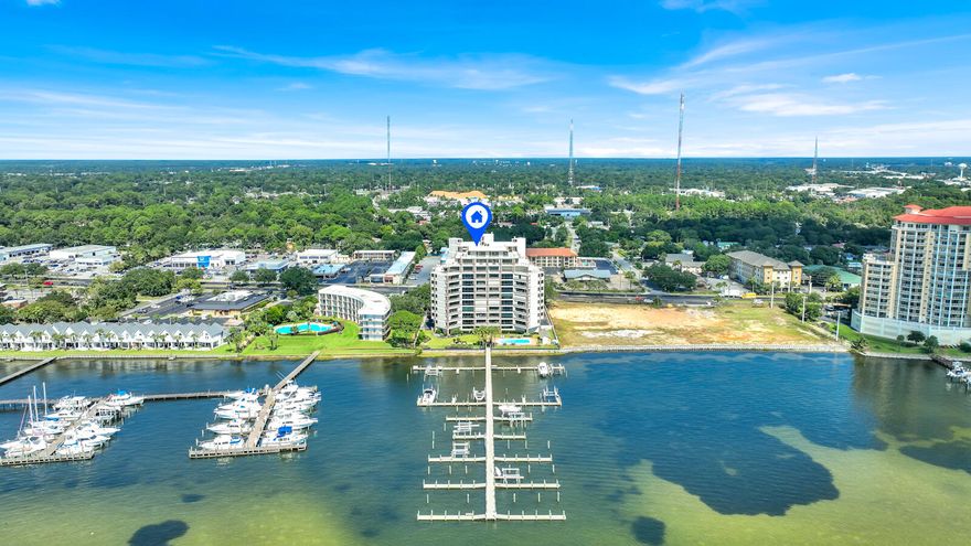 Discover the pinnacle of coastal living at this coveted first-floor waterfront gem located at 200 West. This west-side corner unit, positioned directly on the Intracoastal Waterway, provides unparalleled views of the sound, delivering a serene and picturesque setting. The open, flowing floorplan is meticulously designed for elegance and functionality, featuring two expansive master suites, an additional guest room with its extra bath, and abundant natural light throughout. Step outside to enjoy the waterfront pool or venture to the marina, which includes your own private boat slip for boats up to 55 feet. Whether you are seeking a luxurious second home or a tranquil primary residence, this property promises a unique and upscale living experience. This unit has storm shutter along with ample parking and a deeded boat slip!