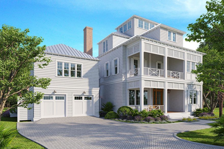 Tucked beneath the canopy of mature oaks and magnolias, 189 Dogwood Street captures the timeless appeal of Old Seagrove while delivering a striking new vision of coastal luxury. Just steps from the sugar-white sands (0.2 miles to the nearest beach access) and a short stroll from Seaside's vibrant town square (0.5 miles), this home offers an unrivaled blend of tranquility and convenience. Designed with open, light-filled living in mind, the residence combines natural wood accents, soaring ceilings, and refined finishes that exude understated elegance. Professional design elements with gold detailing complement the warm textures of natural beams, creating an airy flow that feels both inviting and sophisticated. Best of all, there are no HOA restrictions, allowing you to embrace the true Old Seagrove lifestyle in one of 30A's most coveted neighborhoods. Currently under construction and estimated for completion in the Spring of 2026, this coastal retreat spans 6,313 heated and cooled square feet with both a main residence and private carriage house.

The main home offers five bedrooms and seven full baths across four thoughtfully designed levels. A stunning master suite anchors the first floor with its own wingcomplete with spa-like bath, sauna, walk-in closet with safe, and direct access to the pool deck. The chef's kitchen boasts dual dishwashers, butler's pantry, wet bar, and custom cabinetry framing a full-size refrigerator and freezer. Expansive gathering spaces include a great room with fireplace, a dedicated TV room, and multiple balconies. The third floor features a custom bunk room with side-by-side bathsone designed for boys, one for girlswhile a spiral staircase leads to the fourth-floor observation room showcasing Gulf views.

The carriage house sits above the detached two-car garage and is accessed by covered exterior stairs. It provides one bedroom, one full bath, and a complete kitchen, living, and dining area. The garage level also includes a convenient half bath that doubles as a pool bath.

Outdoors, the home delivers a private resort setting with a heated pool and spa, sun shelf, cold plunge, expansive deck, outdoor fireplace, shower, and a fully equipped kitchen with grill, refrigerator, ice maker, and bar seating. Together, these features define the ultimate coastal sanctuary in one of 30A's most beloved neighborhoods.