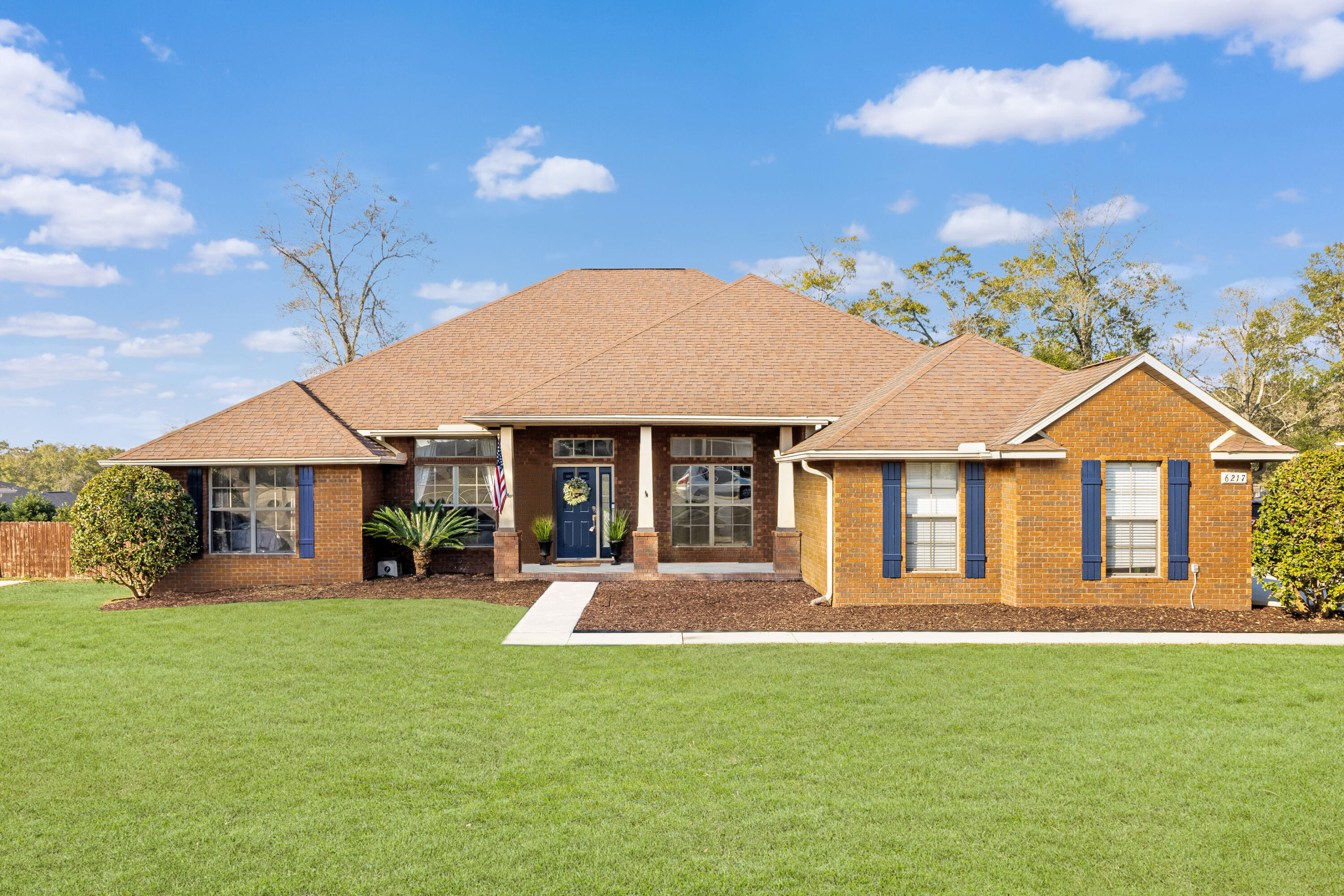 Five Bedrooms, 3 full bathrooms. Formal Dining Room, and Office. The floors in this house are gorgeous. The kitchen features freshly painted white wood cabinets and a brand new backsplash. Freshly Painted Interior and Pressure Washed.  Quartz Bathroom Countertops, New Mirrors. This is not your standard builder grade home. Located on half an acre, with a 3 car garage. Heated Salt Water pool. It really has it all.
