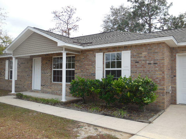 Home Sweet Home is this one! An attractive vaulted living room greats you as you enter this wonderfully located 3/2 near the heart of Defuniak Springs. Then through the tiled dining room into the galley kitchen which has a convenient pantry. The master suite features a large walk-in closet and beautifully tiled bathroom. Two other bedrooms and the guest bath are located on the other side of the house. An attached one car garage with laundry hook-ups finish off this lovely home. The large back yard will also please you greatly with the adorable pergola covered patio. Buyer to verify all information.