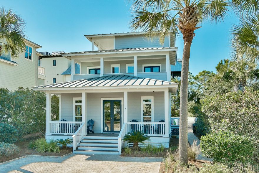 Discover this remarkable Florida cottage,''The Dill Pickle'', tucked away south of 30A in desirable Seagrove Beach. Located in the quaint community of Dunes Estates of Seagrove, The Dill Pickle is within minutes to a nearby public beach access that paves way to the white sandy beaches of the Gulf of Mexico. This home has been carefully cared for by the original homeowners and is in pristine condition. With gross annual rental income for 2019 already at $74,800, this would be a fantastic investment property. This well appointed four bedroom home has the perfect layout for entertaining guests with two sitting areas in the downstairs living quarters, a breakfast bar and a spacious dining room table that seats eight. The fully equipped kitchen features stainless steel appliances, granite