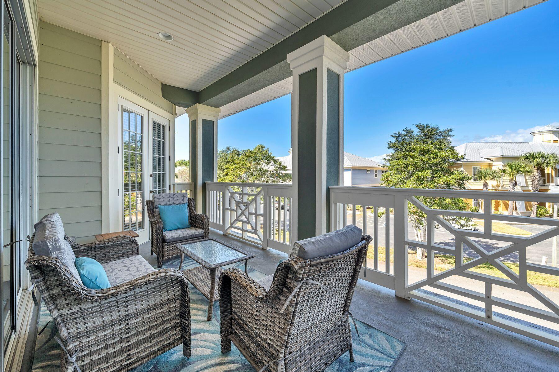 This fully furnished 2 bedroom 2 bath condo is tucked away in the neighborhood of Crystal Cove, inside the gates of Sandestin Golf & Beach Resort.This spacious condo is perfect as a primary, secondary or investment property. Offering 10ft tray ceilings, large windows, with an abundance of natural light. This open floor plan includes granite counter tops in the kitchen & a breakfast bar. Brand new flooring has been installed in the bedrooms. Along with fresh paint touch up. Crystal Cove is just a short golf cart ride away from Sandestin's many attractions as well as the nearby Grand Boulevard which allows you to live like you are on a vacation year-round while also providing a traditional neighborhood to return home to--truly the best of both worlds. Sandestin Golf and Beach Resort is a major destination for all seasons and all ages, and has been named the #1 resort on Florida's Emerald Coast. This magical resort spanning over 2,000 acres is comprised of over 70 unique neighborhoods of condominiums, villas, town homes, and estates. The resort features miles of sandy white beaches and pristine bay front, four championship golf courses, a world-class tennis center with 15 courts, 4 resort swimming pools, The Village of Baytowne Wharf, a charming pedestrian village with events, shopping, dining, family entertainment and nightlife. For true golf cart community living, Grand Boulevard is just outside the resort gates and provides access to additional shopping, dining and entertainment - all without traveling on Hwy. 98. Come to Play, Stay for Life!