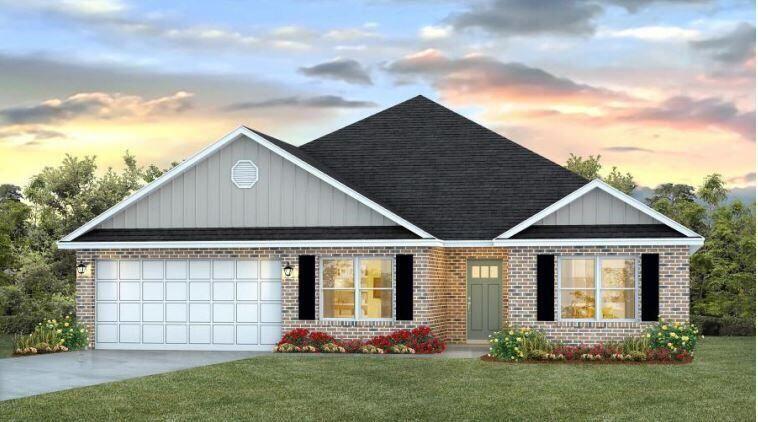 ALL BRICK NEW construction in HERITAGE PLANTATION community which offers underground utilities in a more rural, natural, wooded setting with larger homesites. The VERY popular Sawyer model is a gorgeous 5 bedroom, 3 bath, fabulous open design, covered patio & 2 car garage. Wood look flooring throughout & PLUSH carpet in the bedrooms. The open kitchen features a large island bar for extra seating, smooth top range, built in microwave, stainless steel appliances, & lg. corner pantry. Nice breakfast nook & separate dining area. Bedroom #1 is spacious & a beautiful adjoining bath offers a double vanity, lg. shower & walk-in closet. New stylish contemporary home includes hurricane window/door protection, the Smart Home 'Connect' system with a video/camera doorbell, keyless entry & much more.