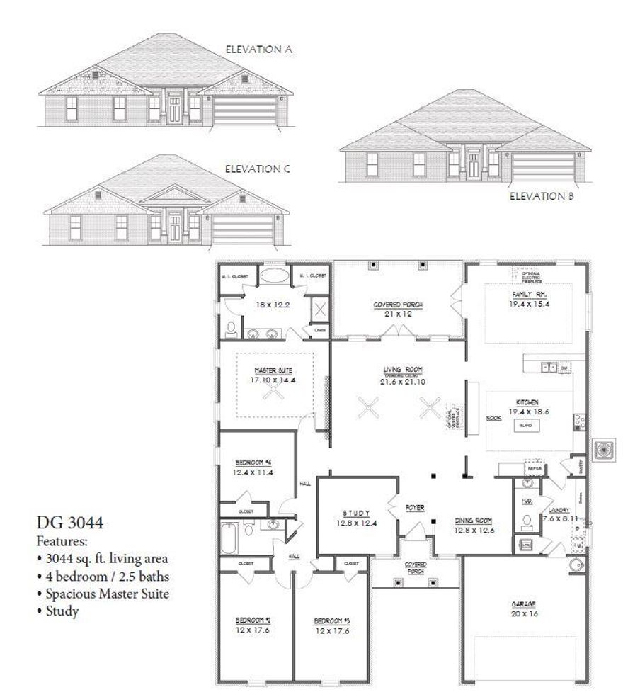 This 4 sided brick home comes with 4 bedrooms and 2.5 bathrooms in 3044 sq ft of living space. Upgrades include a screened in back porch, LVP everywhere but bedrooms, craftsman elevation and flood lights. Standard is the auto timed sprinklers, fully sodded lot with professional landscaping. The kitchen has an island and a spacious pantry. Lighting is energy saving LED. You'll find ceiling fans in the great room and Master. Add'l bedrooms are wired and braced for fans. All formal areas have bullnosed corners and baseboards are 5 1/4'. The master bath has 2 walk in closets as well as a separate shower and garden tub. Just minutes away there are A rated schools, churches, dining and shopping.This home comes with a 10 yr. Bonded Builders Warranty.