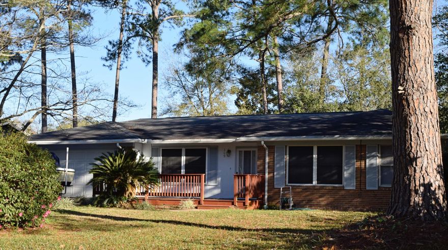 A perfect home for a family starting out or as an investment property. Plenty of room in the backyard for kids and pets.Low traffic area in a quiet residential neighborhood. Centrally located; close to schools, shopping and recreation. Easy access to bases and the ranger facility. Close to area beaches on the south and Interstate 10 on the north. Large living,family room and master bedroom; recently painted inside.