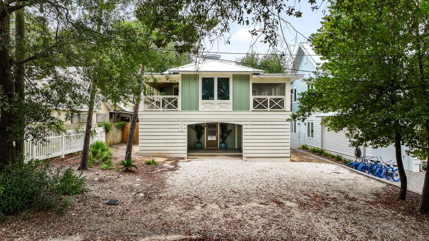 Tucked away just south of 30A, 127 Dogwood Street captures the relaxed coastal charm of old Seagrove Beach with the comfort and peace of mind that comes from extensive recent updates. This beautifully maintained home blends timeless beach cottage style with modern convenience--perfect as a full-time retreat, vacation getaway, or investment opportunity.Step inside to find light-filled spaces that open effortlessly to the outdoors. Fresh coastal finishes and thoughtful upgrades create an atmosphere that's equal parts elegant and easygoing. Major improvements include a new roof, new HVAC system, and a new pool heater, ensuring year-round comfort and efficiency. The exterior shines with new siding, updated windows and doors, and expansive outdoor decks ideal for entertaining, al fresco, or simply relaxing beneath the palms after a day at the beach.

The home's private pool area offers a serene escape surrounded by lush landscaping, while its convenient locationjust moments from the sugar-white sand, local shops, and diningplaces you at the heart of 30A living.