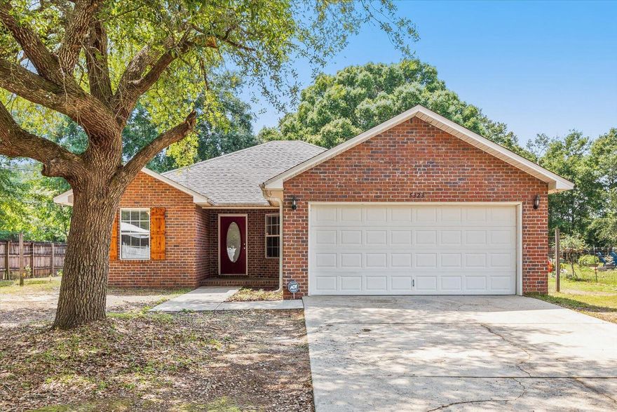 SUPER CUTE 3 bedroom 2 bath ALL BRICK home on almost 1/2 acre lot. Bring your RV (includes RV hookup), boat, other toys as there is NO HOA.  Located in a great area! 1500 sq.ft. of living space w/2 car garage & automatic openers.  Formal dining room off to the right as you enter the home with a large living room freshly painted, plant ledges, recessed lighting and top-end luxury wood look vinyl flooring installed in late 2017. There is no carpet throughout this entire home. Primary bedroom is in the back of the home with its own private bath (double vanity, tub/shower combo, toilet) and large walk in closet. Two guest bedrooms are at the front of home with the hall guest bathroom. Eat in kitchen with breakfast bar , breakfast nook , plenty of cabinet space, pantry, & appliances microwave, and dishwasher) . Inside laundry includes washer and dryer hookups only. Make your appointment to see this one.