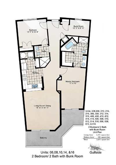 DESTIN WEST BEACH & BAY RESORT - Gulfside - Residential
